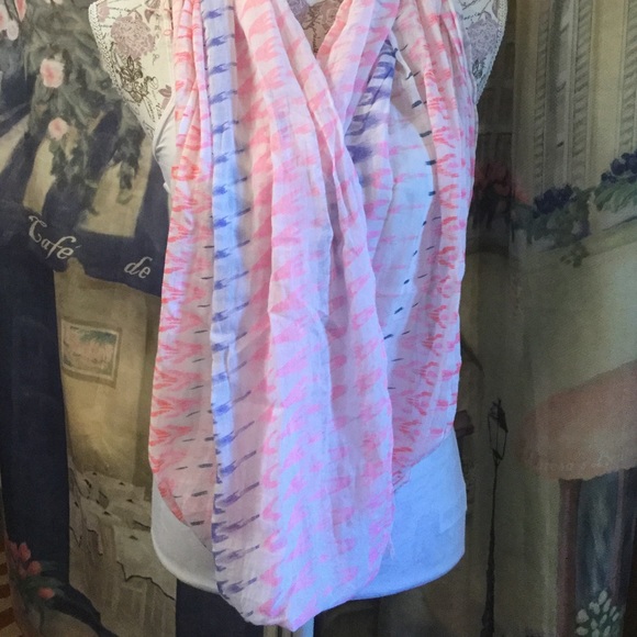 🆕Anthropologie Boho Infinity Scarf 🌸🐳🌼 - Picture 2 of 8